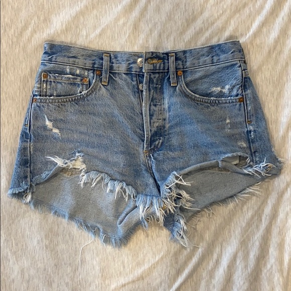 Agolde Parker denim shorts